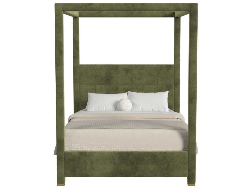 Hibernate Canopy Bed, Queen - Antique Loden , 2 Cartons - image 1