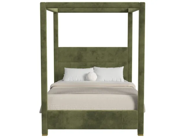 Hibernate Canopy Bed, Queen - Antique Loden , 2 Cartons - Alternative View