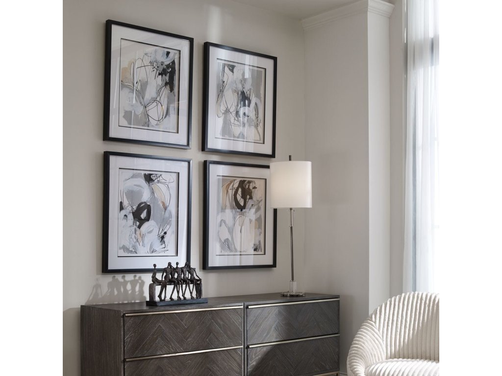 Tangled Threads Framed Prints, S/4 - image 3
