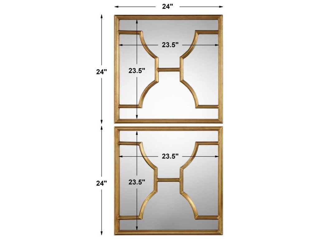 Misa Square Mirrors, S/2 - image 3