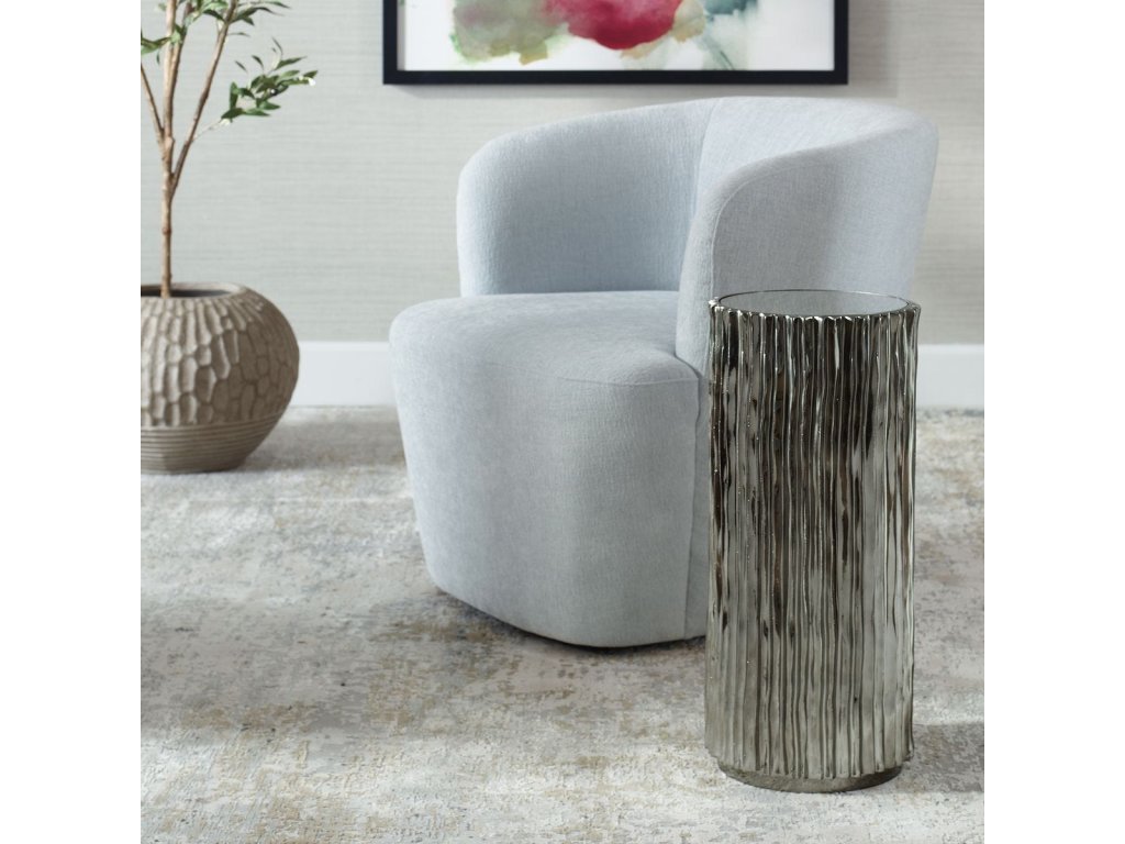 Echo Drink Table, Nickel - image 2