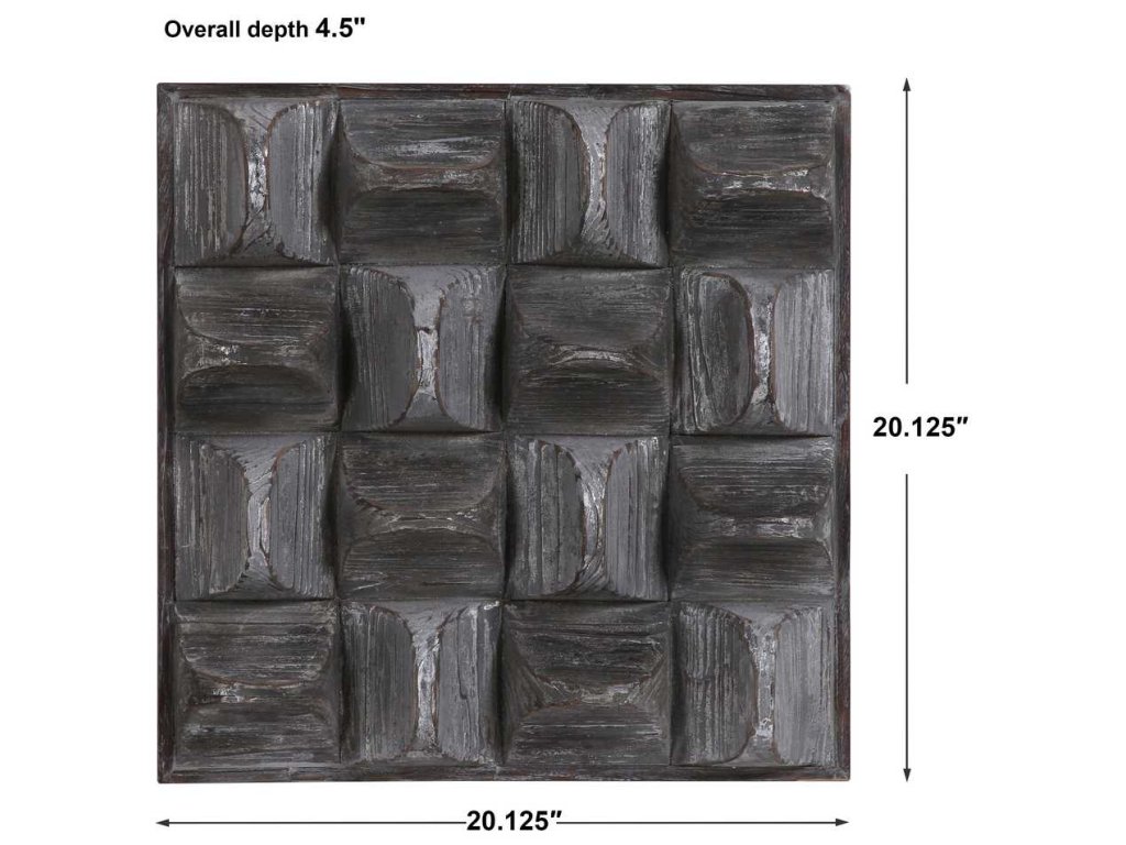 Pickford Wood Wall Decor, Gray - image 7