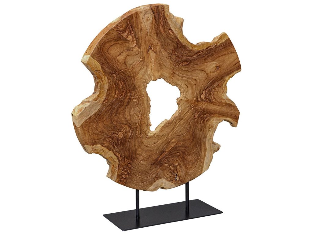 Bahati Wood Sculpture, Natural - image 3