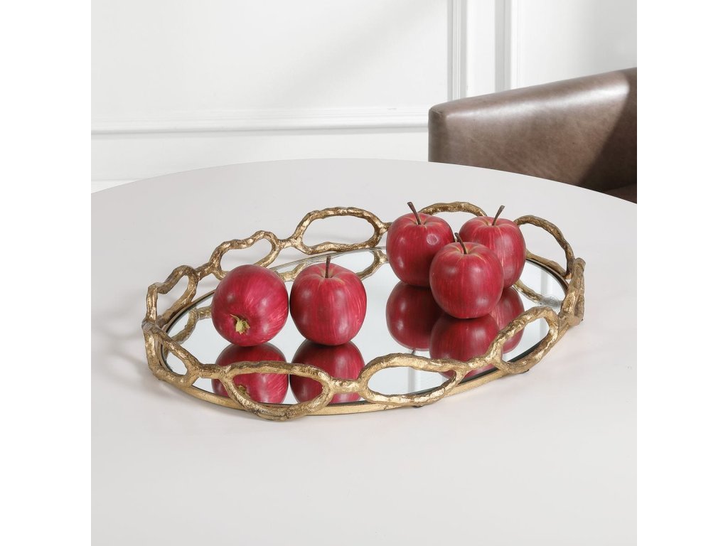 Cable Chain Tray, Gold - image 5