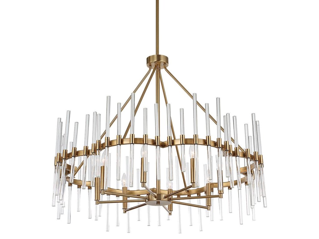 Crystal Stick, 8 Lt Chandelier - image 6