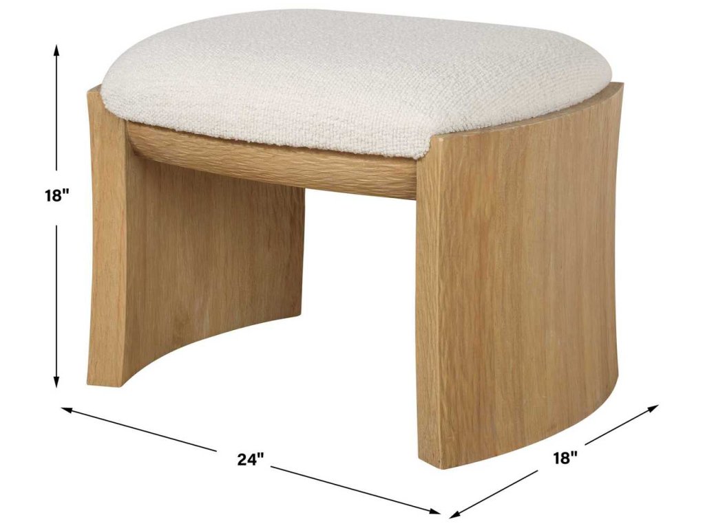 Port Small Bench, Natural - image 7