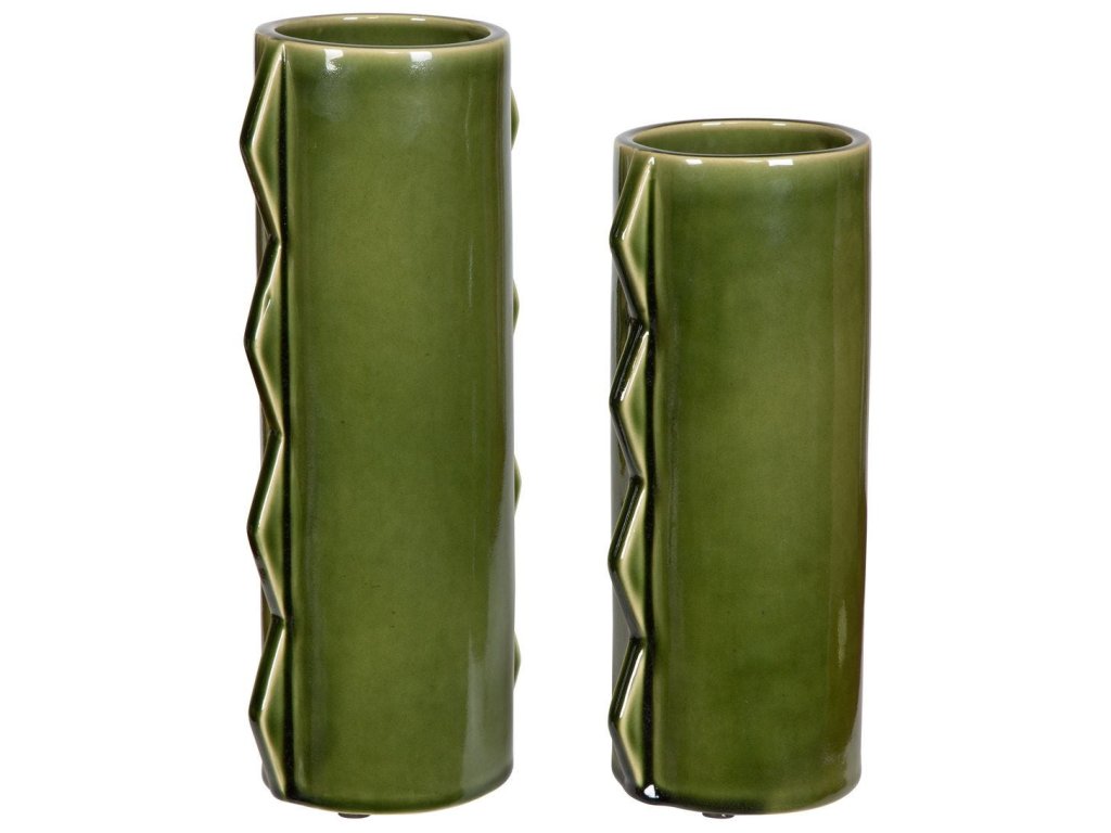Meander Outdoor Vases, S/2 - image 2