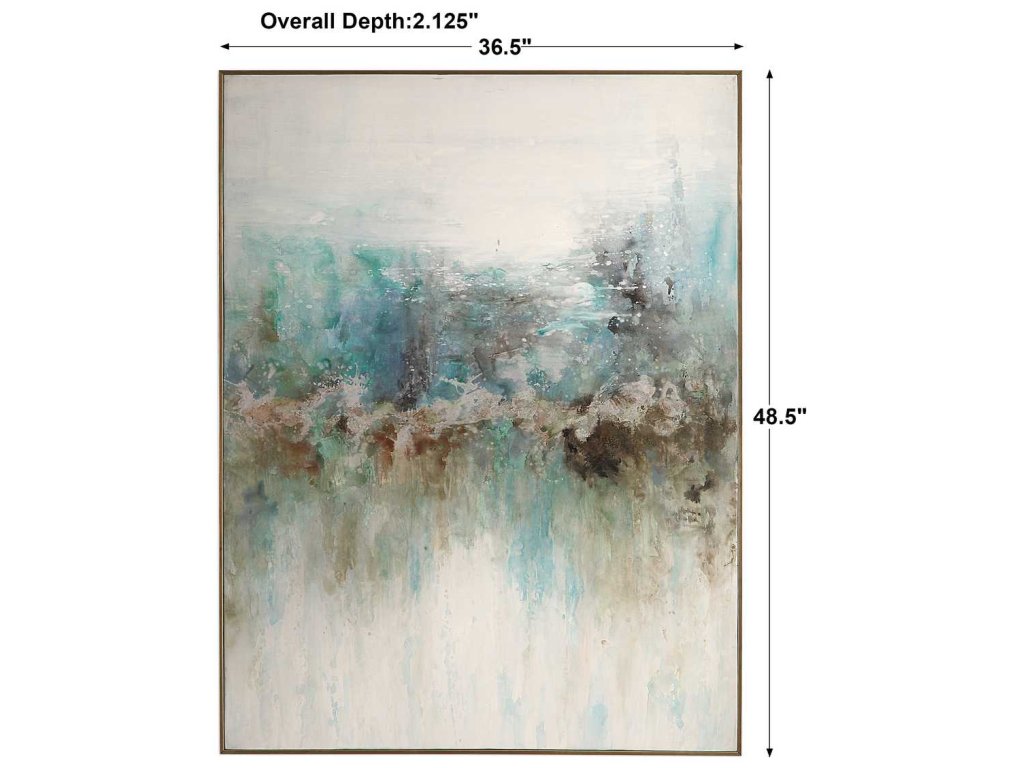 Mountain Top Hand Painted Canvas - image 6