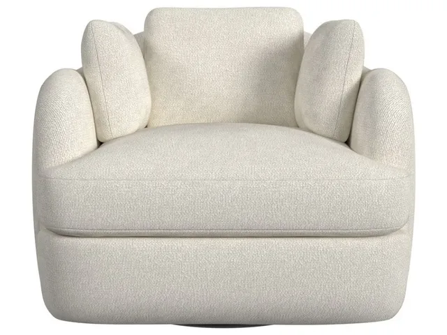 Scoop And A Half Swivel Chair - Field Snow