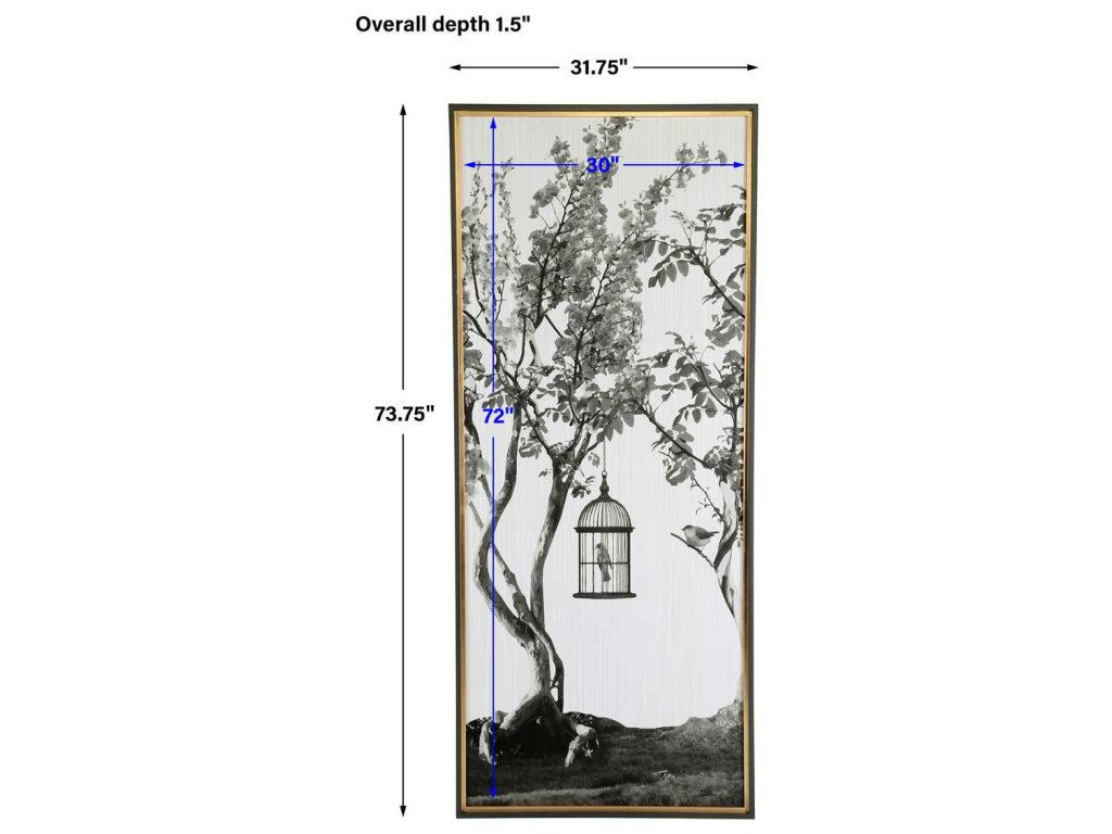 Woodland Songbird Framed Print - Left - image 5