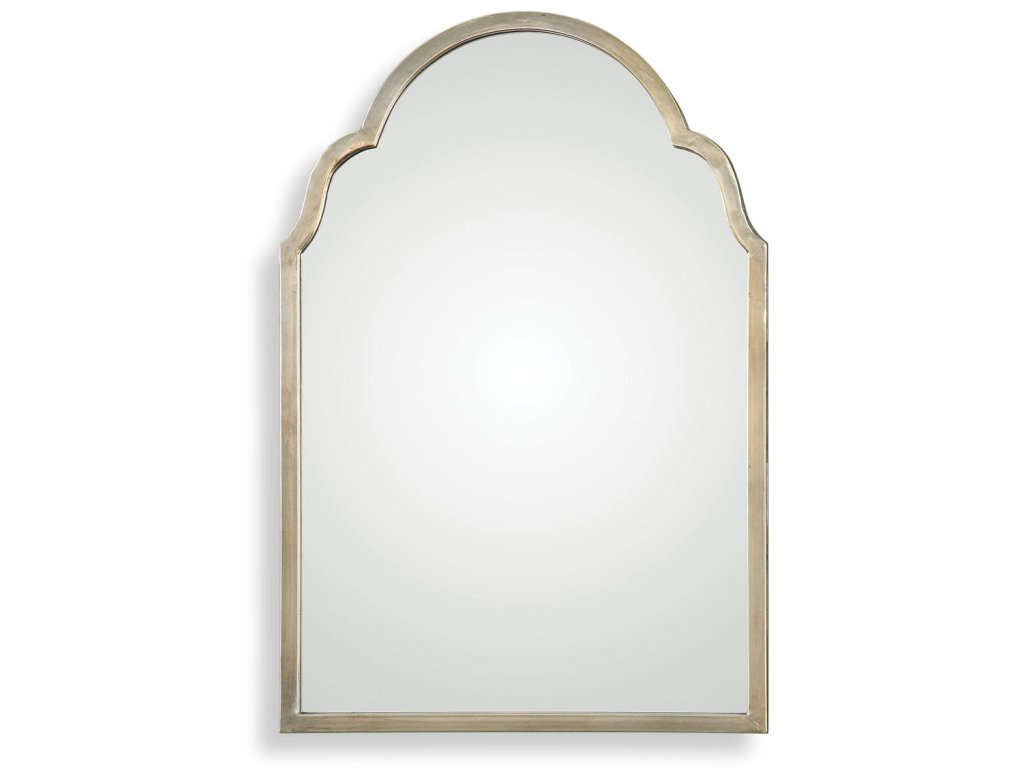 Brayden Petite Arch Mirror, Champagne - main image