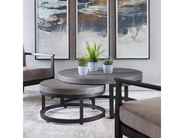 Aiyara Nesting Coffee Tables, S/2