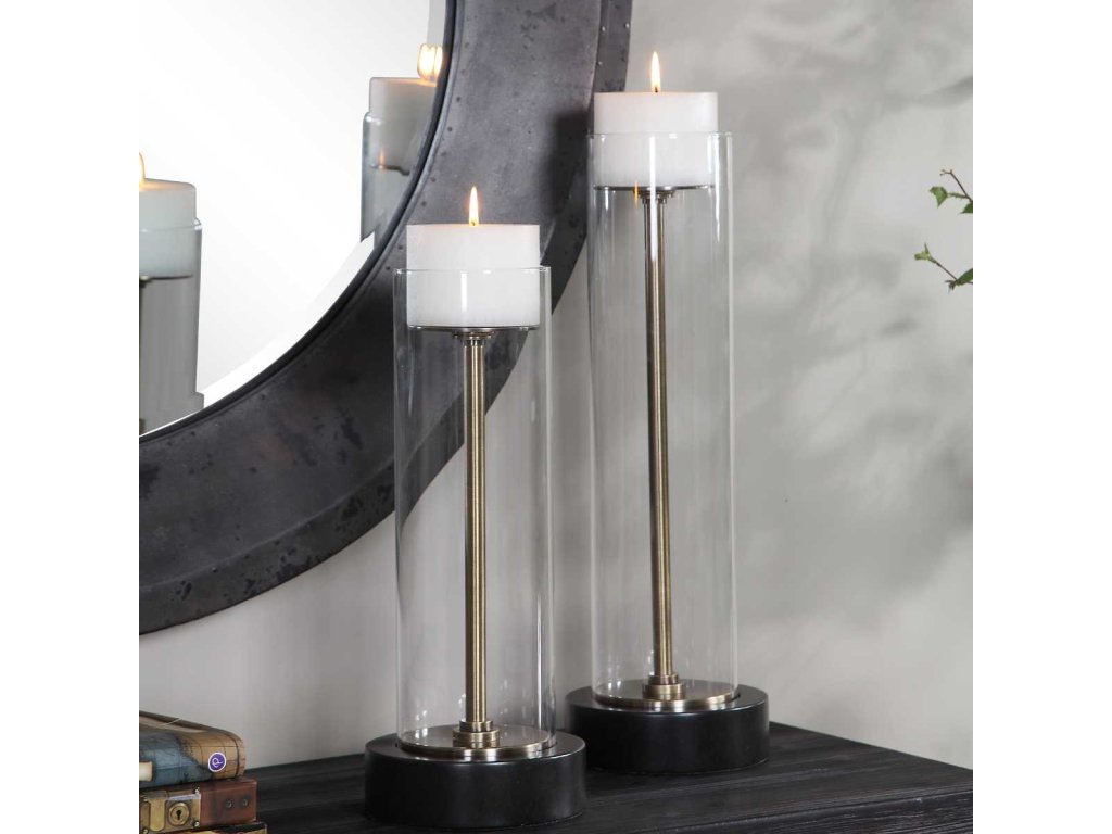 Charvi Candleholders, S/2 - image 1