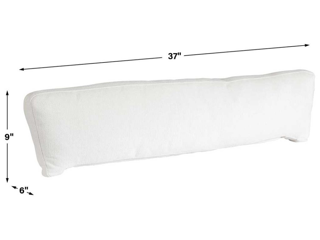 Slope Sofa, Wedge Lumbar Pillow - Alabaster Chenille - image 5