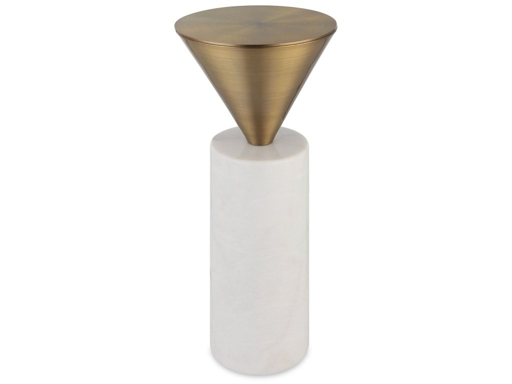 Top Hat Drink Table, Brass - main image