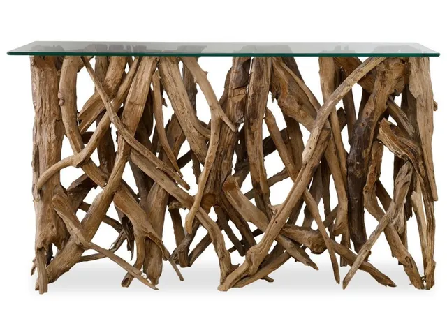 Teak Wood Console