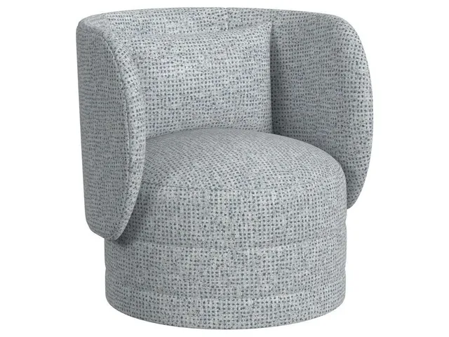 Sanctuary Swivel Chair - Dashing Blue