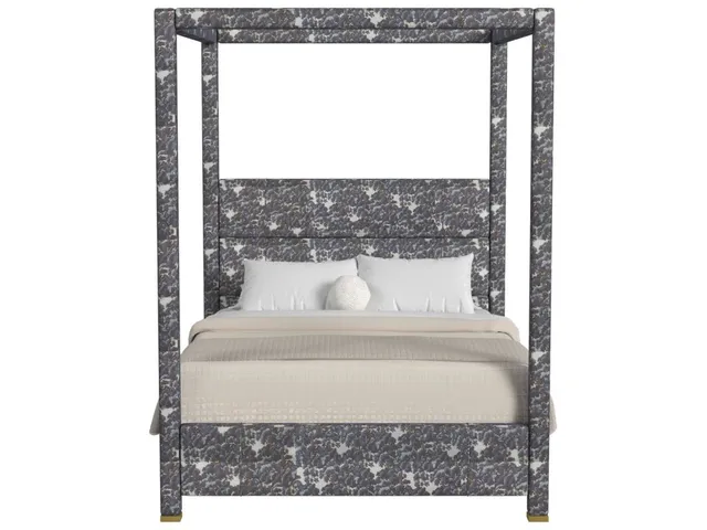 Hibernate Canopy Bed, Queen- Baltic Forest Blue, 2 Cartons - Alternative View