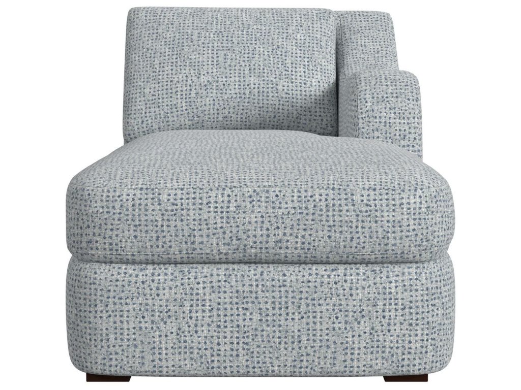 Big Wave Chaise, Right Arm Facing - Dashing Blue - image 1