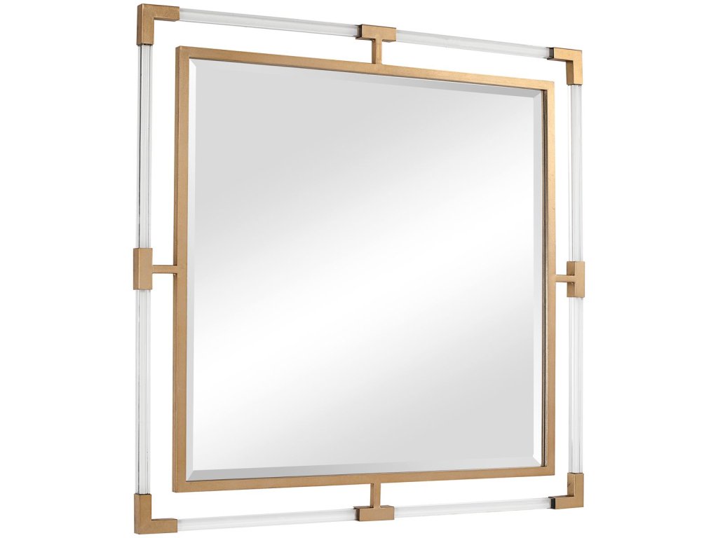 Balkan Square Mirror, Gold - image 3