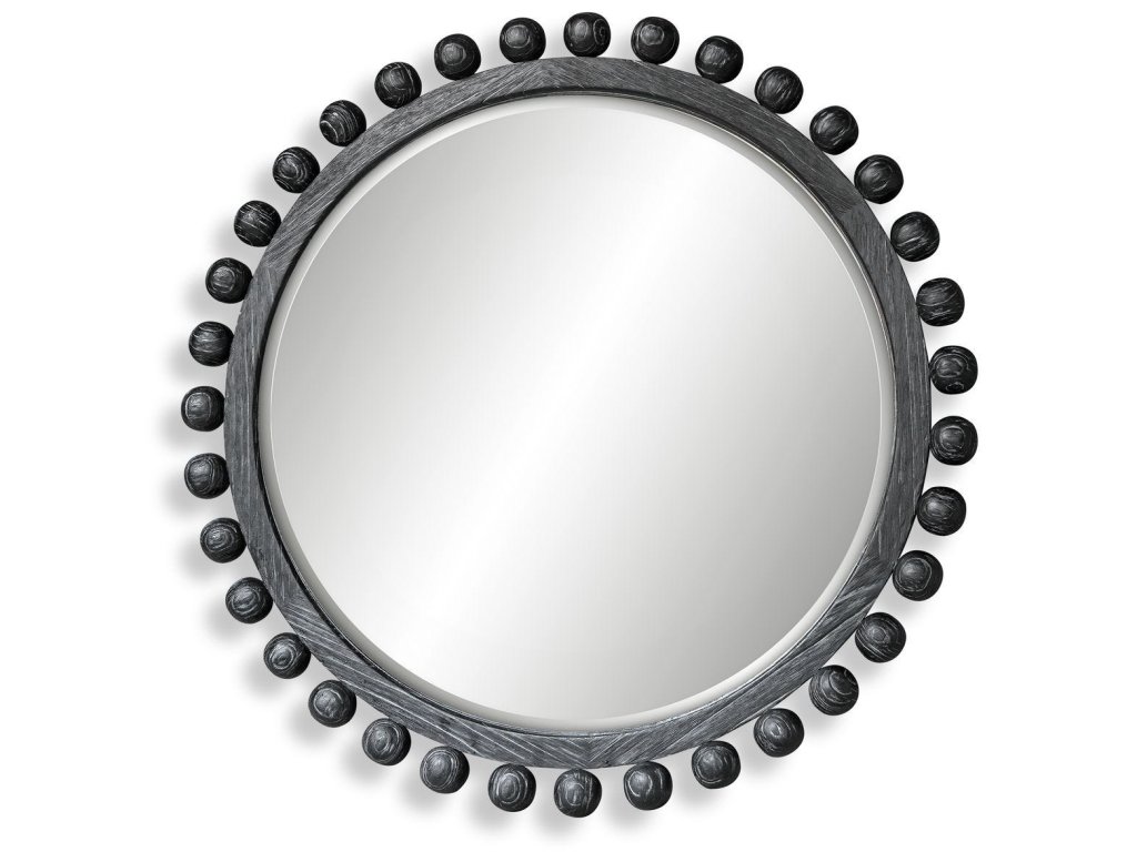Brianza Round Mirror - 50 Ebony - main image