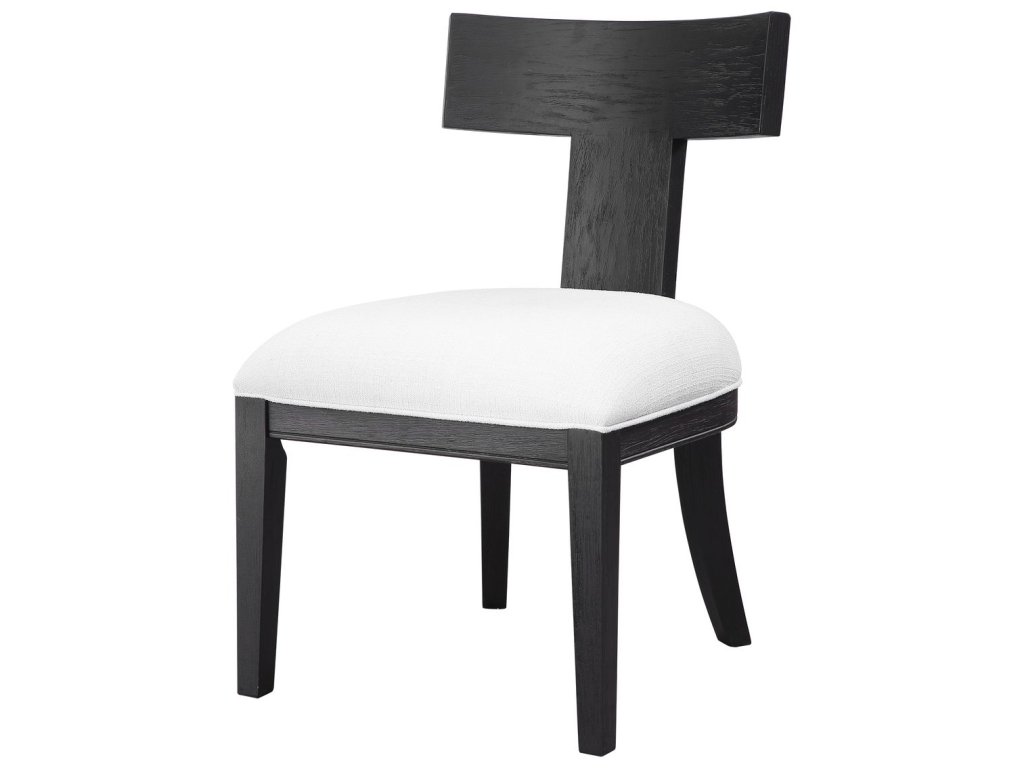 Idris Armless Chair, Charcoal - image 2