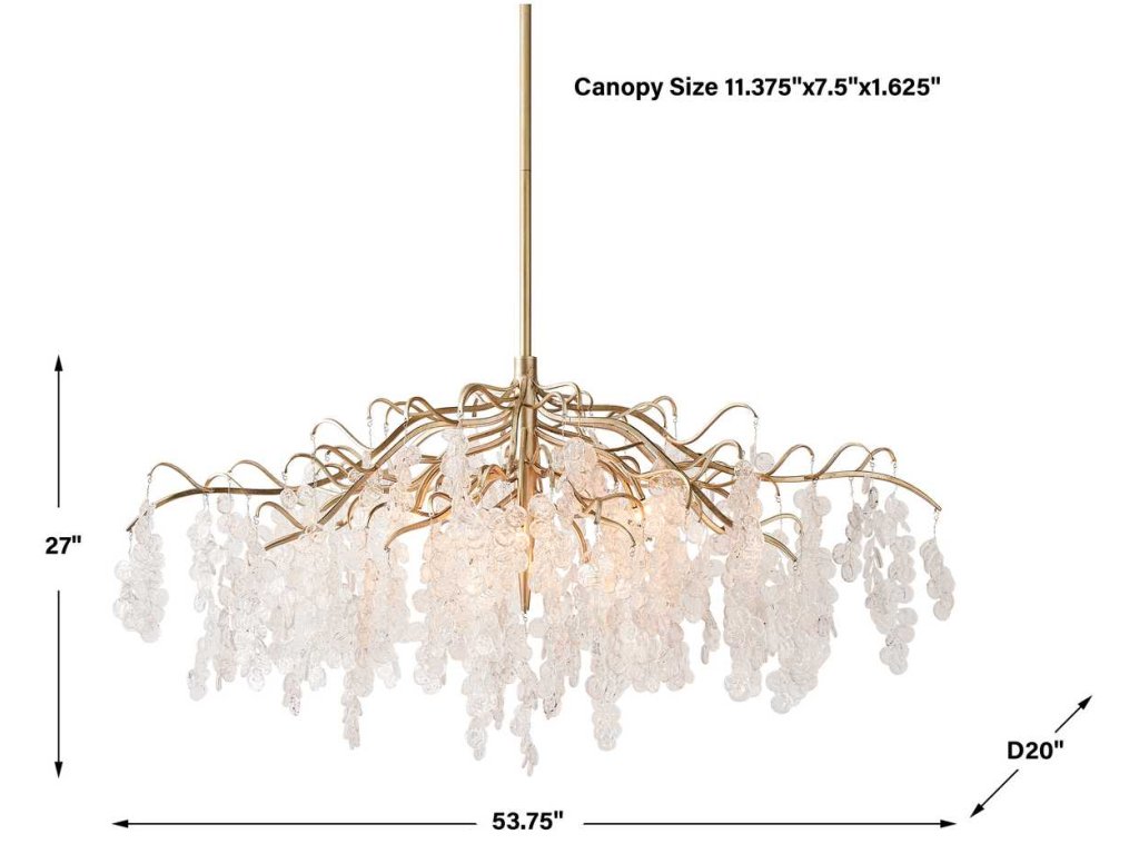 Boreas, 11 Lt Chandelier - Oval Grande - image 5