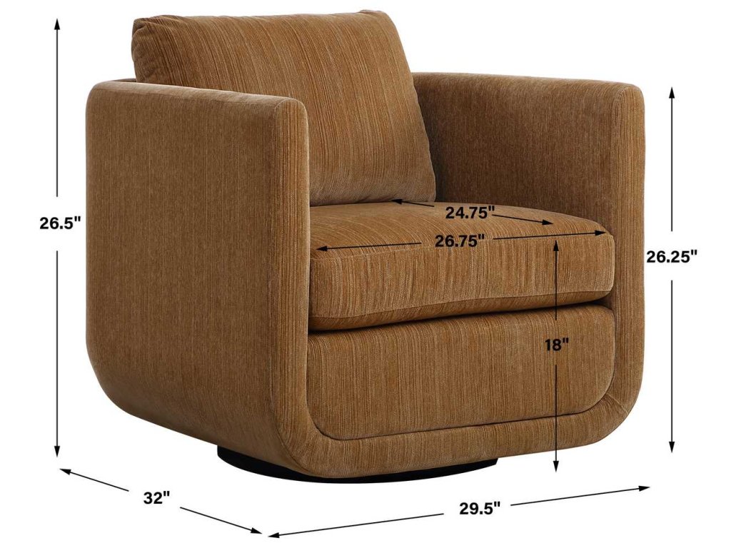 Abound Swivel Chair, Ginger - image 7