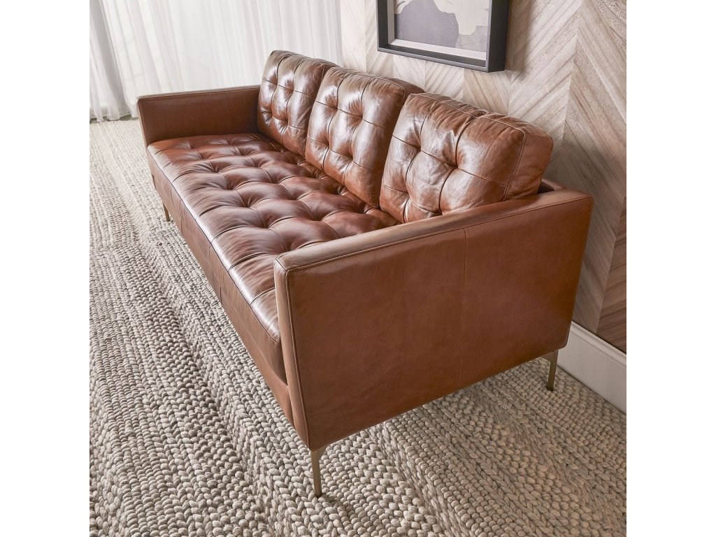 Ventura Sofa - Caramel Leather - image 6