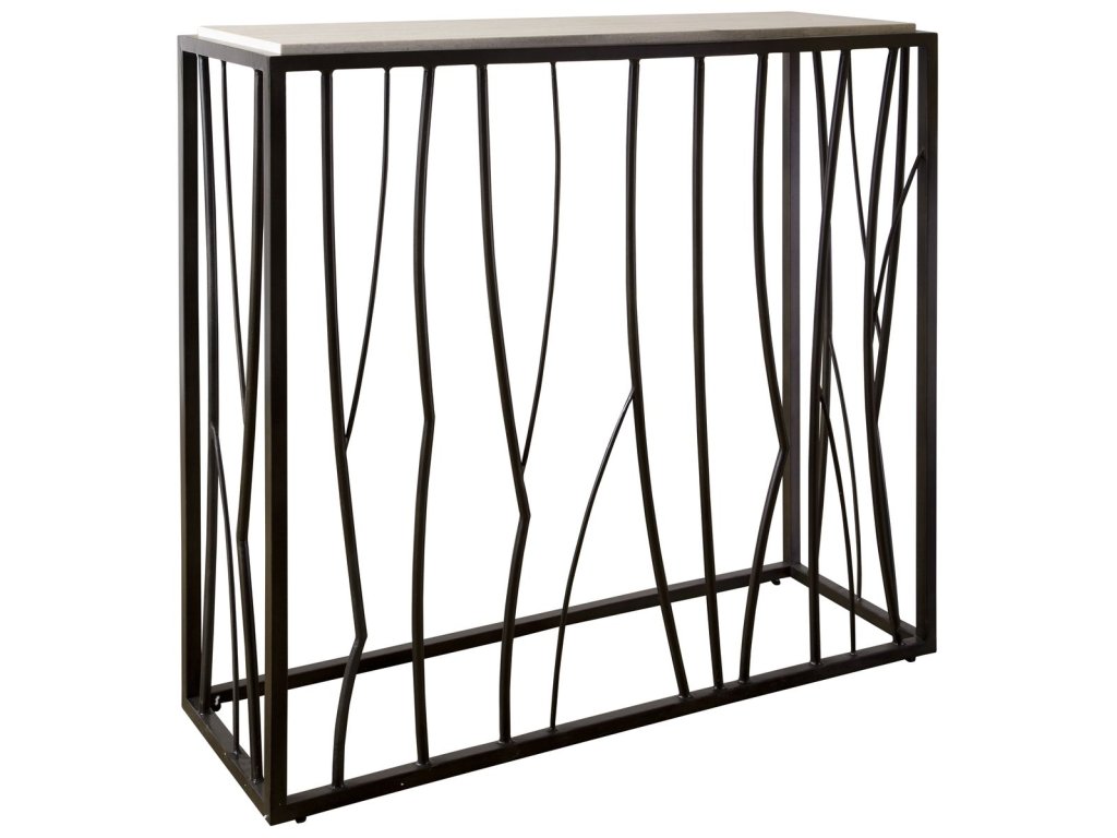Reed Console Table, 2 Cartons - image 4