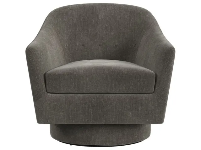 Coupe Swivel Chair - Lux Graphite