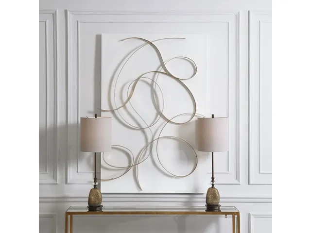 Freehand Metal Wall Panel - Alternative View