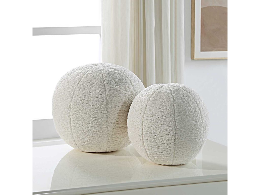 Capra Ball Pillows, S/2 - image 1