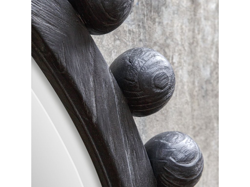 Brianza Round Mirror - 50 Ebony - image 2