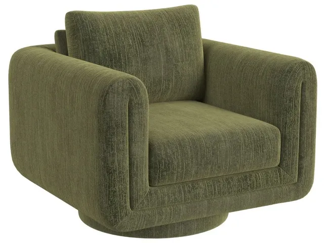 Loop Swivel Chair - Antique Loden