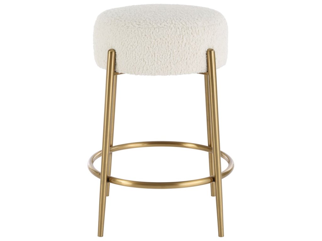 Arles Counter Stool, Brass - image 3