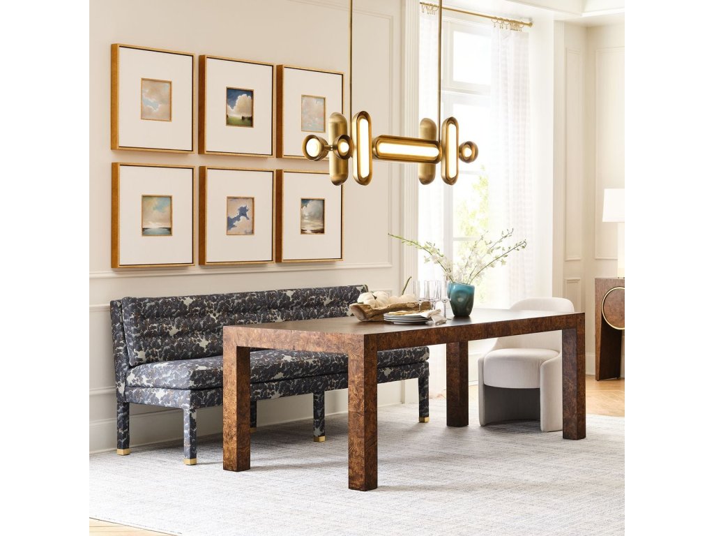 Ingrain Extension Dining Table - Cocoa Brown - image 1