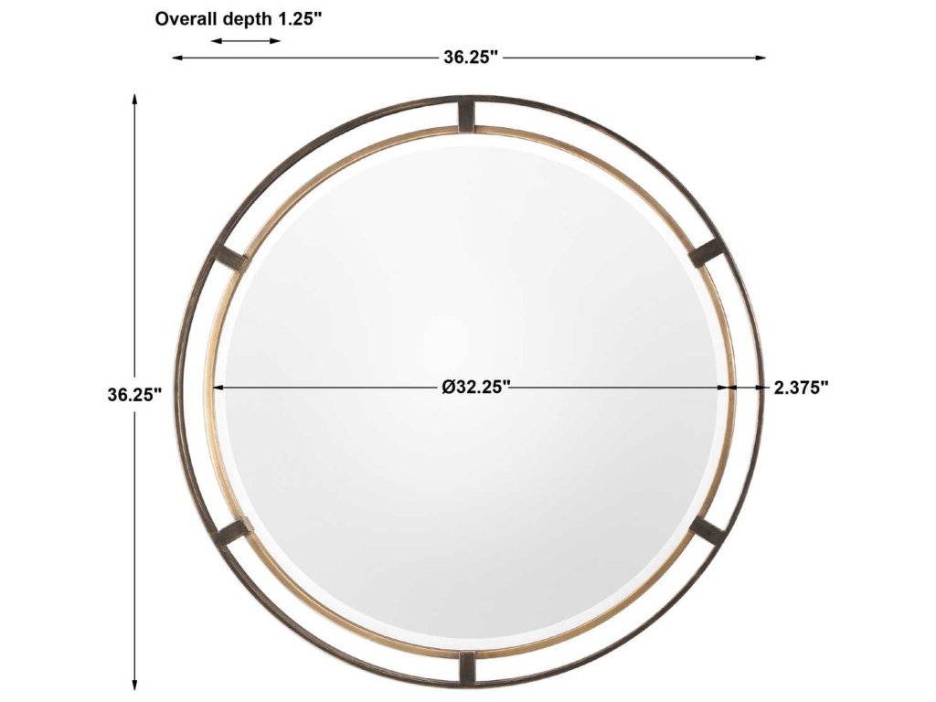 Carrizo Round Mirror - image 4