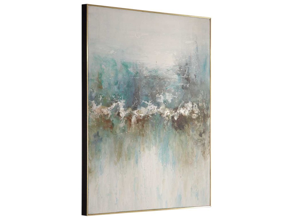 Mountain Top Hand Painted Canvas - image 5