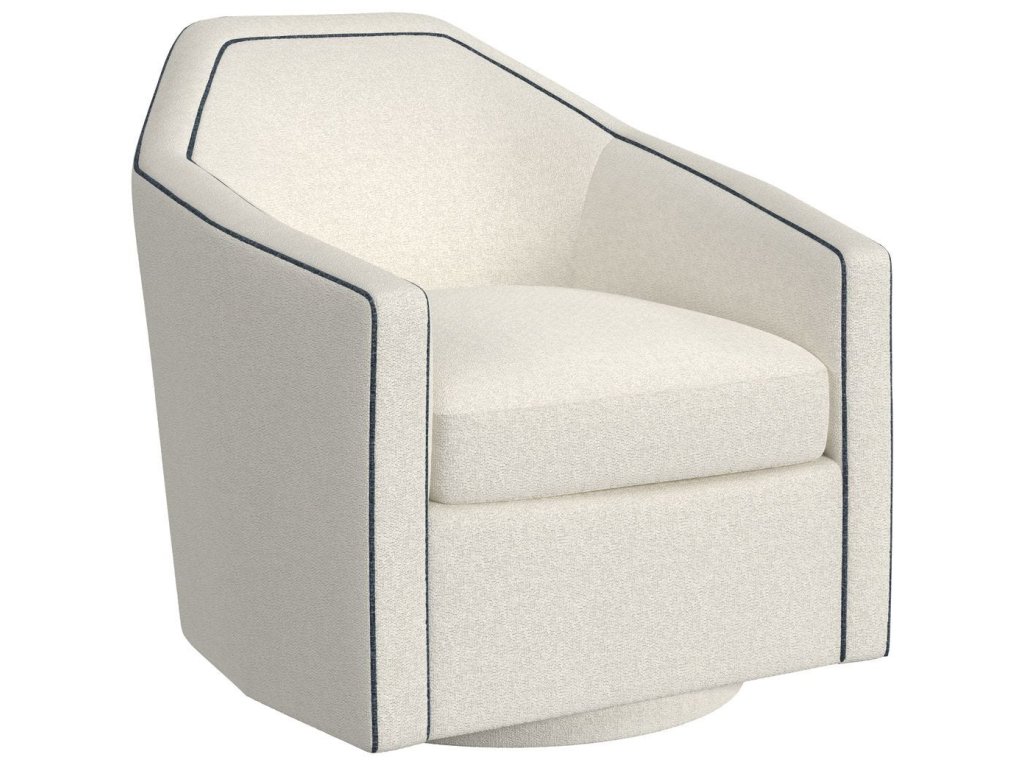 Repartee Swivel Chair - Field Snow/Lux Peacock - image 2