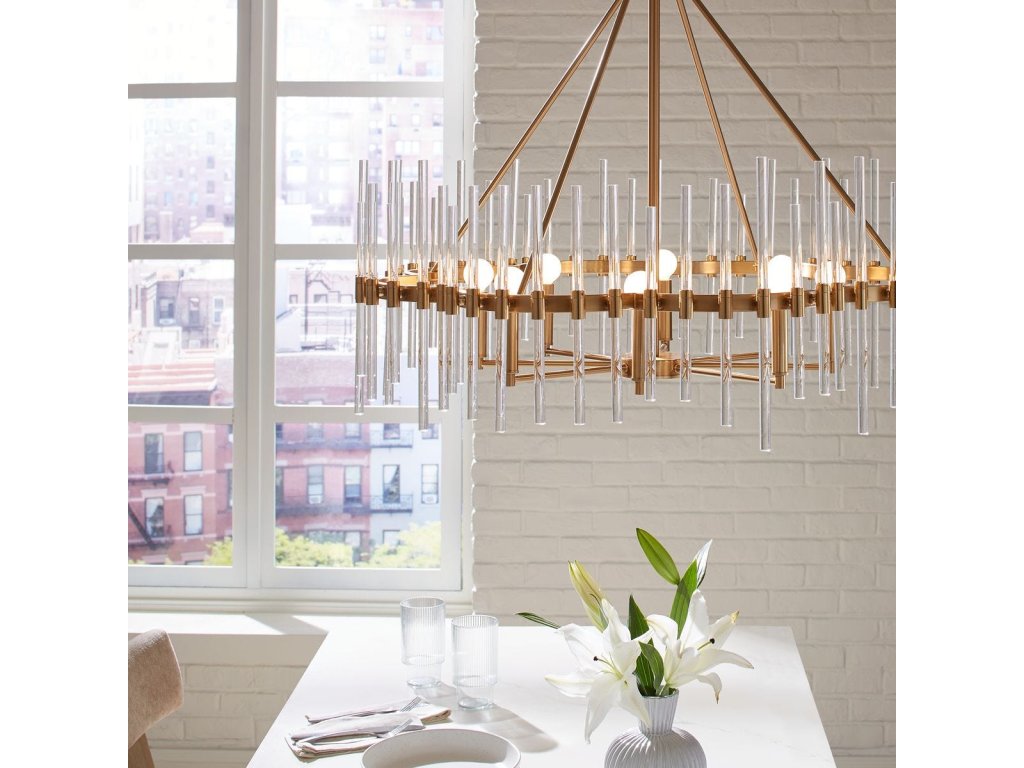 Crystal Stick, 8 Lt Chandelier - image 2