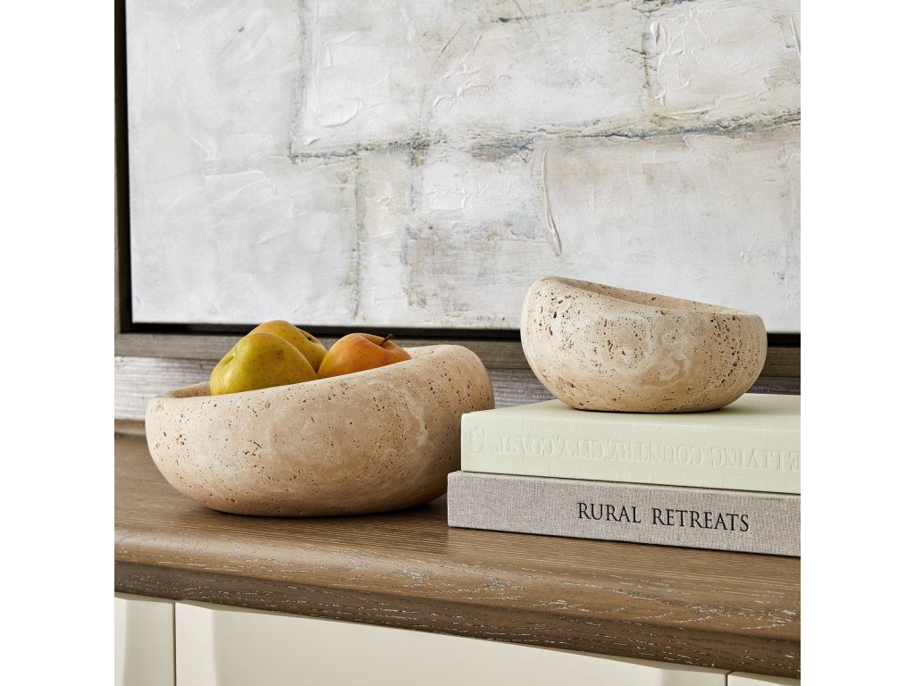 Swaddle Bowls - Travertine, S/2 - image 4
