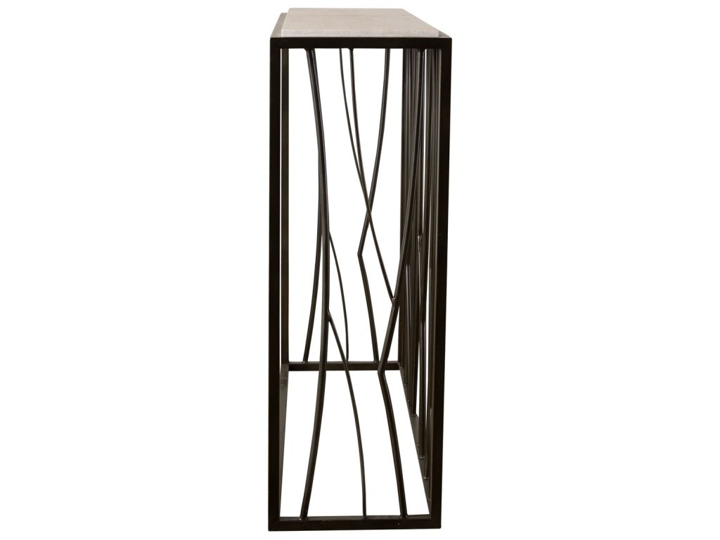 Reed Console Table, 2 Cartons - image 2