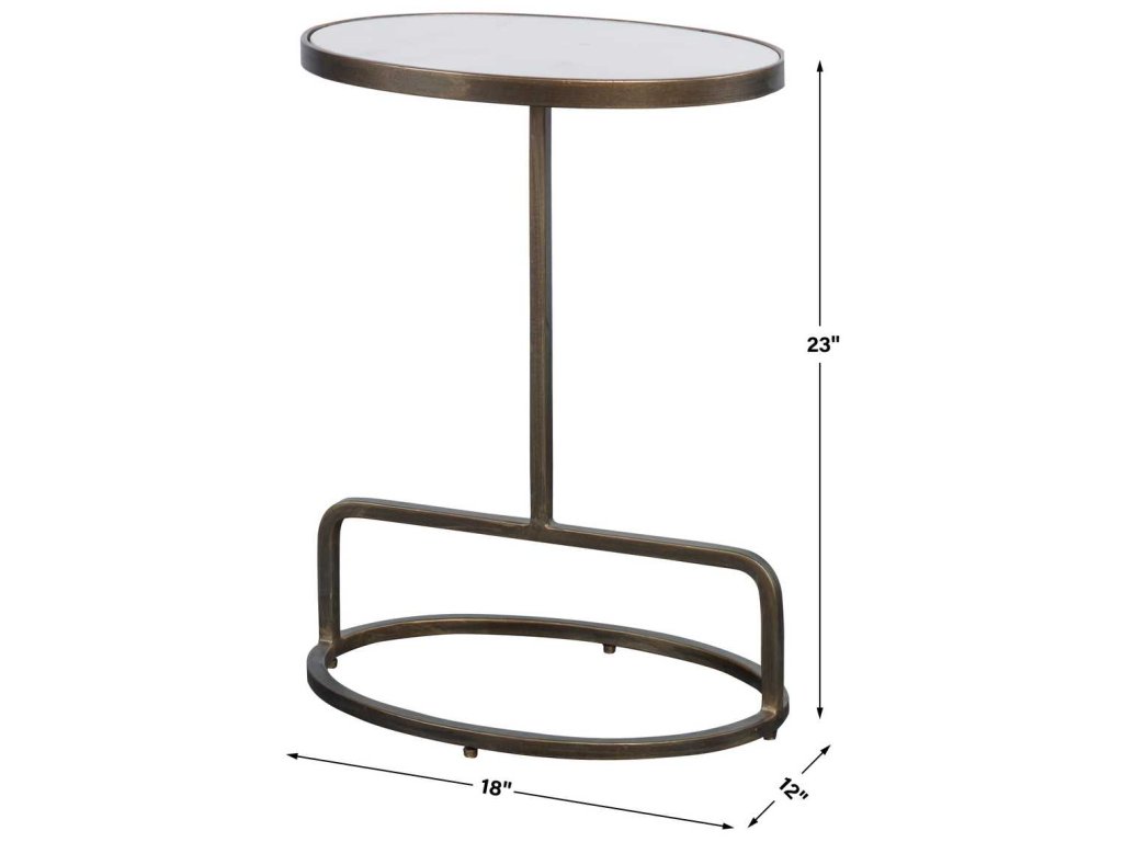 Jessenia Accent Table, Marble - image 4