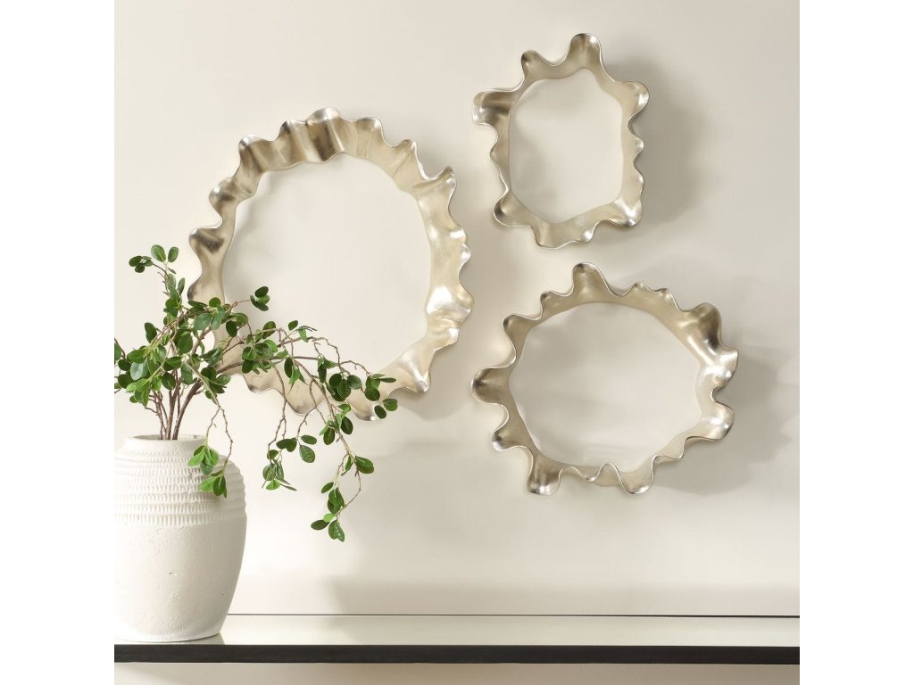 Ripple Effect Wall Decor, S/3 - image 1