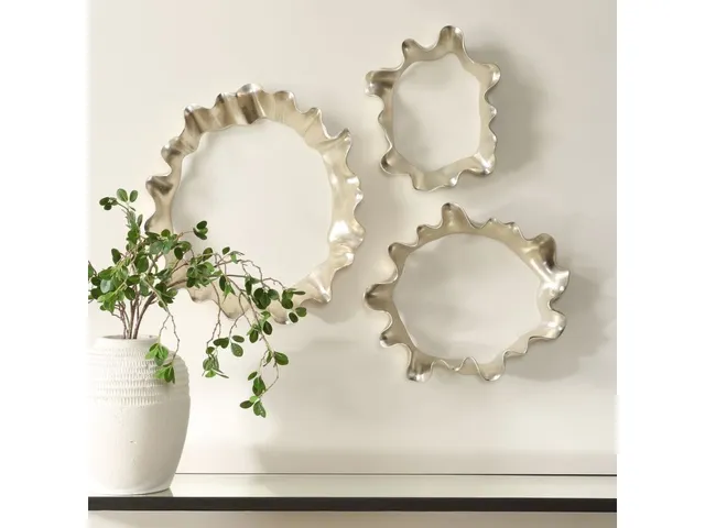 Ripple Effect Wall Decor, S/3 - Alternative View