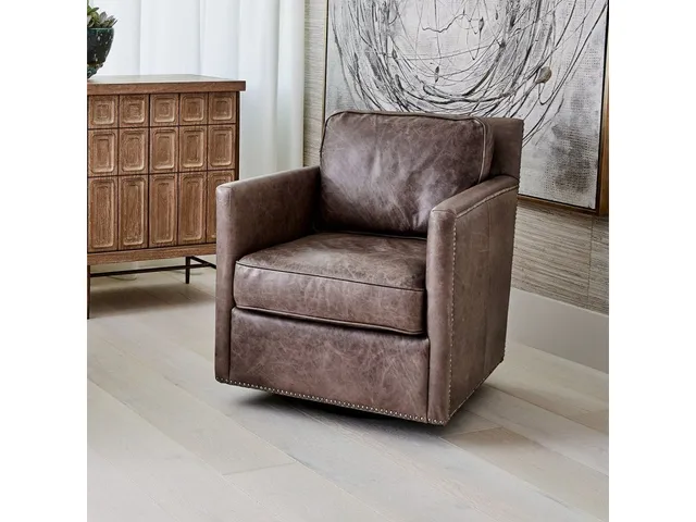 Roosevelt Swivel Chair - Smoke