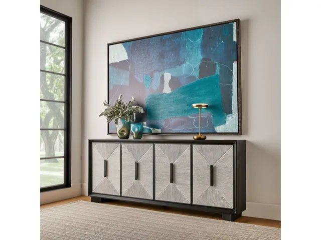 Show Me The Ropes 4 Door Cabinet - Alternative View