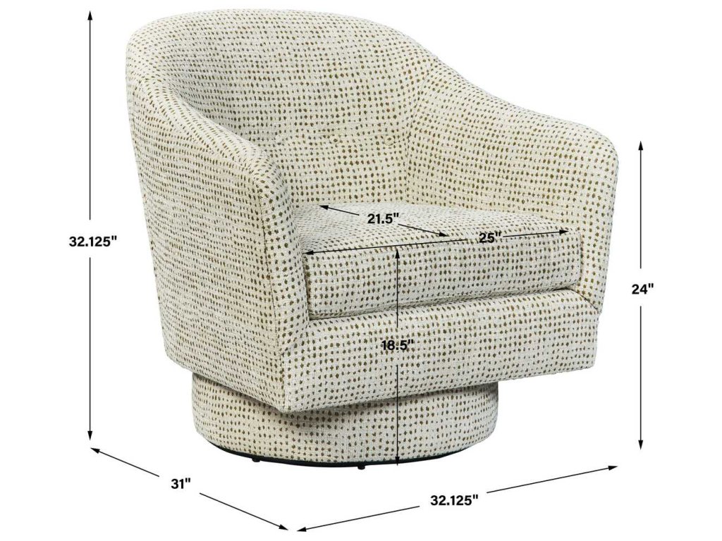 Coupe Swivel Chair - Dashing Olive - image 7