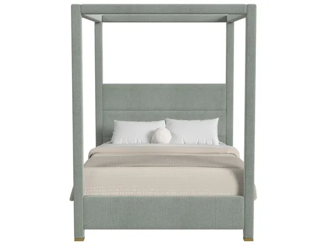 Hibernate Canopy Bed, Quee - Criss Cross Sea Salt, 2 Cartons